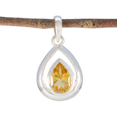 Micaela Yellow Gemstone Pendant for Everyday Glam Citrine Yellow Yellow