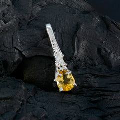 Amanda Yellow Gemstone Pendant for Everyday Wear