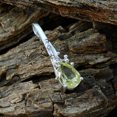 Antonia Yellow Gemstone Pendant for Elegant Style