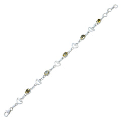 Emily Yellow Links Bracelet India - Stylish Gemstone Jewelry