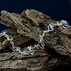 Emily Yellow Links Bracelet India - Stylish Gemstone Jewelry