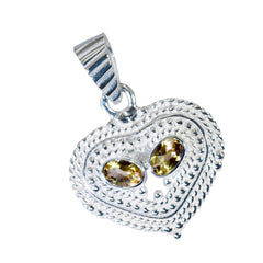 Hannah Yellow Romantic Featherlight Pendant