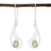 Evelyn Yellow Solitaire Dangle Earrings for Every Occasion Lemon Quartz Yellow Dangle