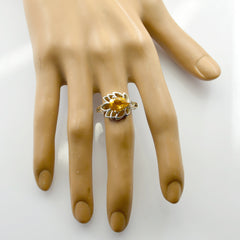 Nora Yellow Solitaire Promise Ring with Gemstone