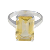 Priya Yellow Solitaire Ring for Women with Gemstone Citrine Yellow