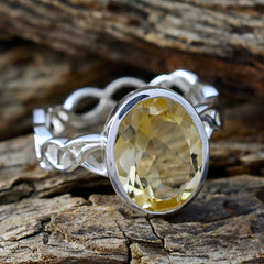 Sofia Rope-Wire Yellow Solitaire Ring