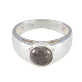 Penelope Graceful Yellow Solitaire Ring Citrine Yellow