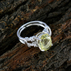 Alejandra Rope-Wire Yellow Solitaire Ring