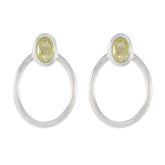 Sarah Yellow Solitaire Stud Earrings for Everyday Glam Lemon Quartz Yellow Stud