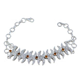 Eva Yellow Tennis Bracelet for Sister - Glam Gift Citrine Yellow