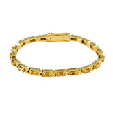 Katharina Yellow Tennis Bracelet for Everyday Elegance Citrine Yellow
