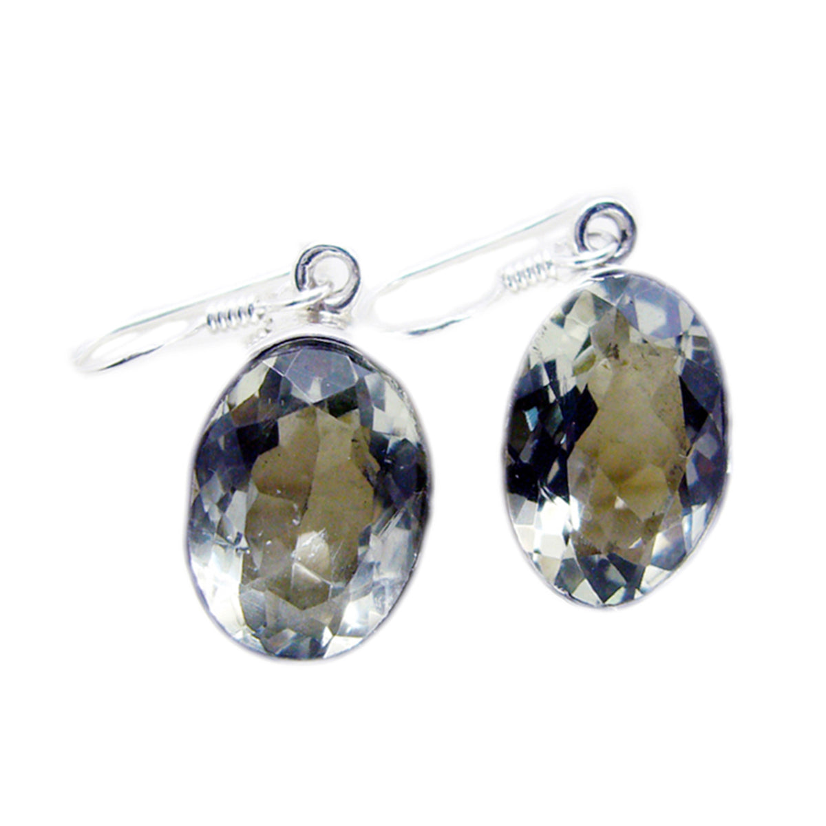 Yuna Green Earrings - Elegant Gemstone Drops Green Amethyst Green Dangle