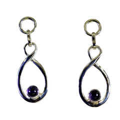 Yuna Purple Stud Earrings for Everyday Elegance