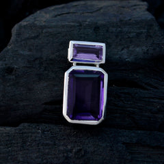Zoe Purple Armor Pendant - Stylish Gemstone Jewelry