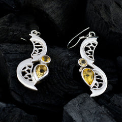 Zoe Yellow Dangle Earrings - Trendy Fashion Jewellery