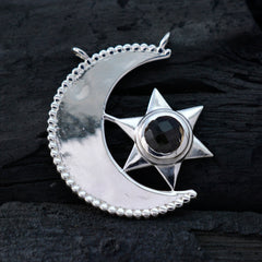 Zoey Brown Pendant - Stylish Moon and Star Design
