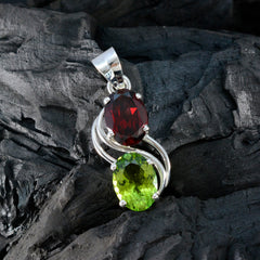 Zoey Multicolor Pendant - Elegant Gemstone Accessory