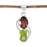 Zoey Multicolor Pendant - Elegant Gemstone Accessory Multi Stone multicolor Multicolor