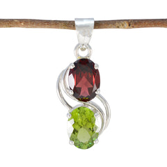 Zoey Multicolor Pendant - Elegant Gemstone Accessory Multi Stone multicolor Multicolor