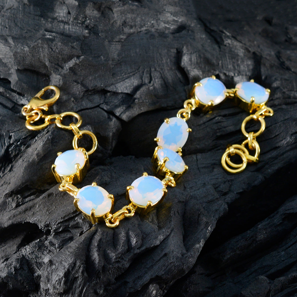 Emily Joy Slim White Links Bracelet