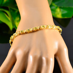 Lea Baby Shower Eye-catching Green Tennis Bracelet