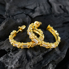Aria White Edgy multiple Stud Earring