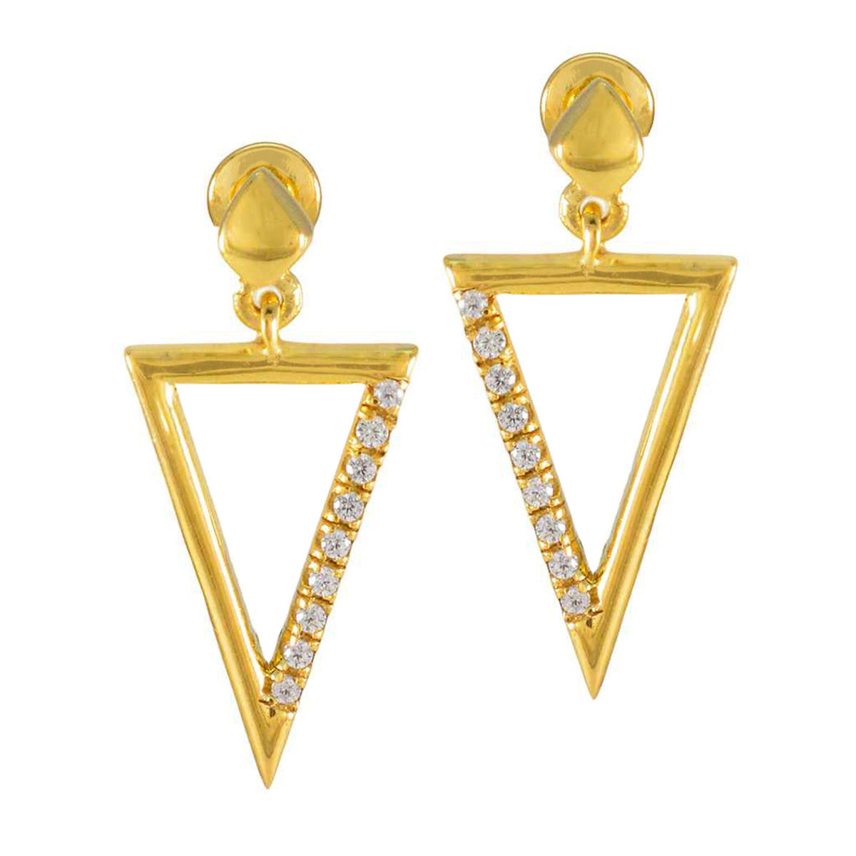 Emma White Dainty multiple Stud Earring