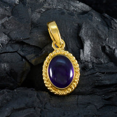 Ava Purple Rope-Wire Featherlight Pendant