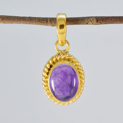 Ava Purple Rope-Wire Featherlight Pendant