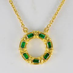 Yasmine Green Glamorous Statement Pendant