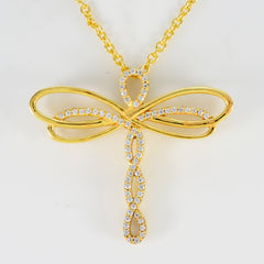 Zoey White Boho Statement Pendant