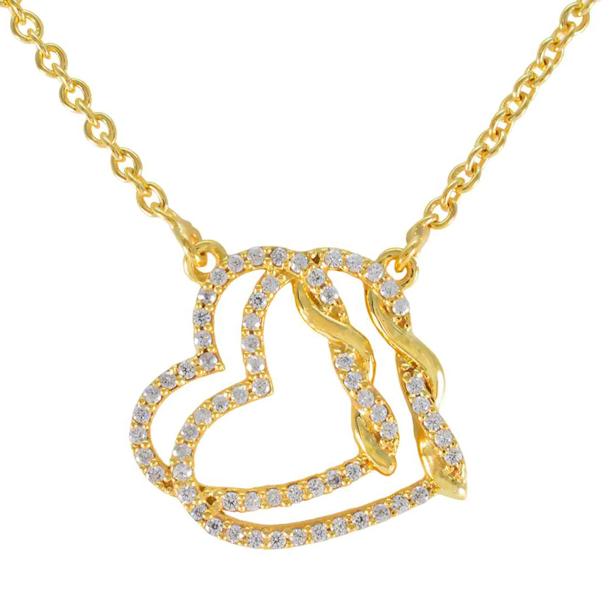 Camila White propsel Tiny Pendant White CZ White White