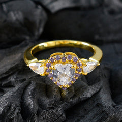 Dewi Fairytale Purple Halo Ring