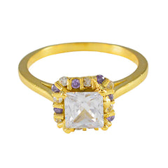 Julieta valentine Purple Halo Ring Amethyst Purple