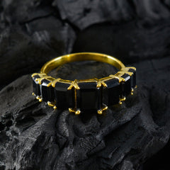 Skylar Engagement Black Hepta Ring