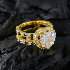 Aiko Heart Blue Halo Ring