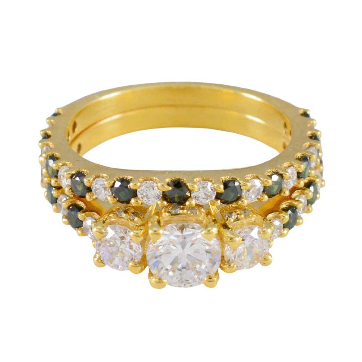 Min-seo Engagement Blue Halo Ring Blue Sapphire CZ Blue