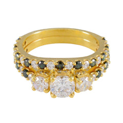 Min-seo Engagement Blue Halo Ring Blue Sapphire CZ Blue