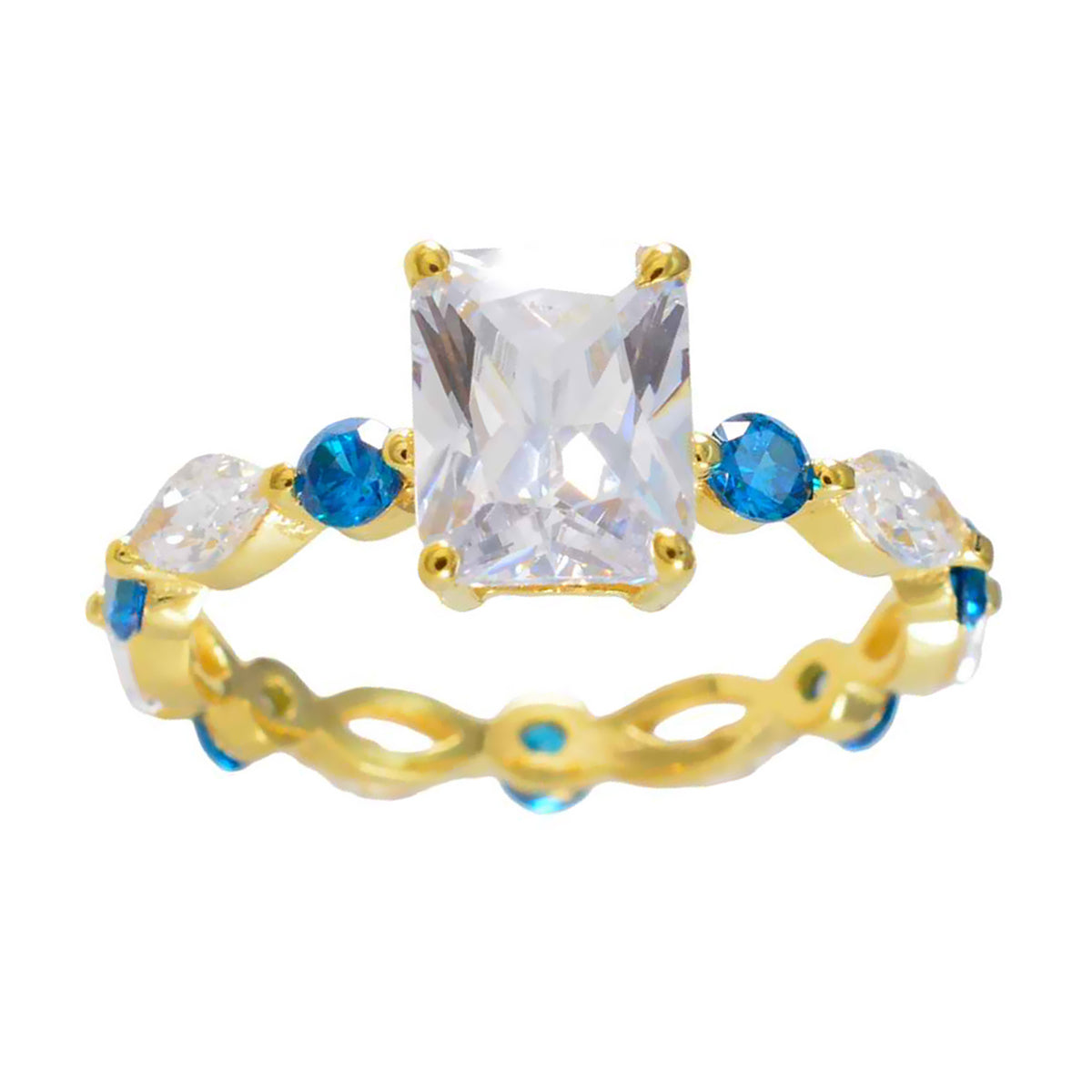 Carla Love Blue multiple Ring