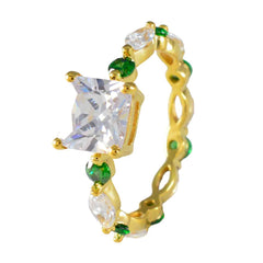 Hye-jin Contemporary Green multiple Ring