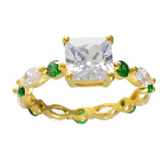 Hye-jin Contemporary Green multiple Ring