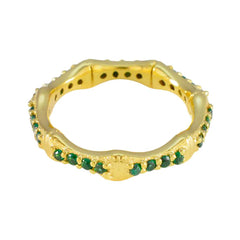 Wen Eternity Green multiple Band Emerald CZ Green