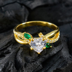 Harper Luxurious Green Halo Ring