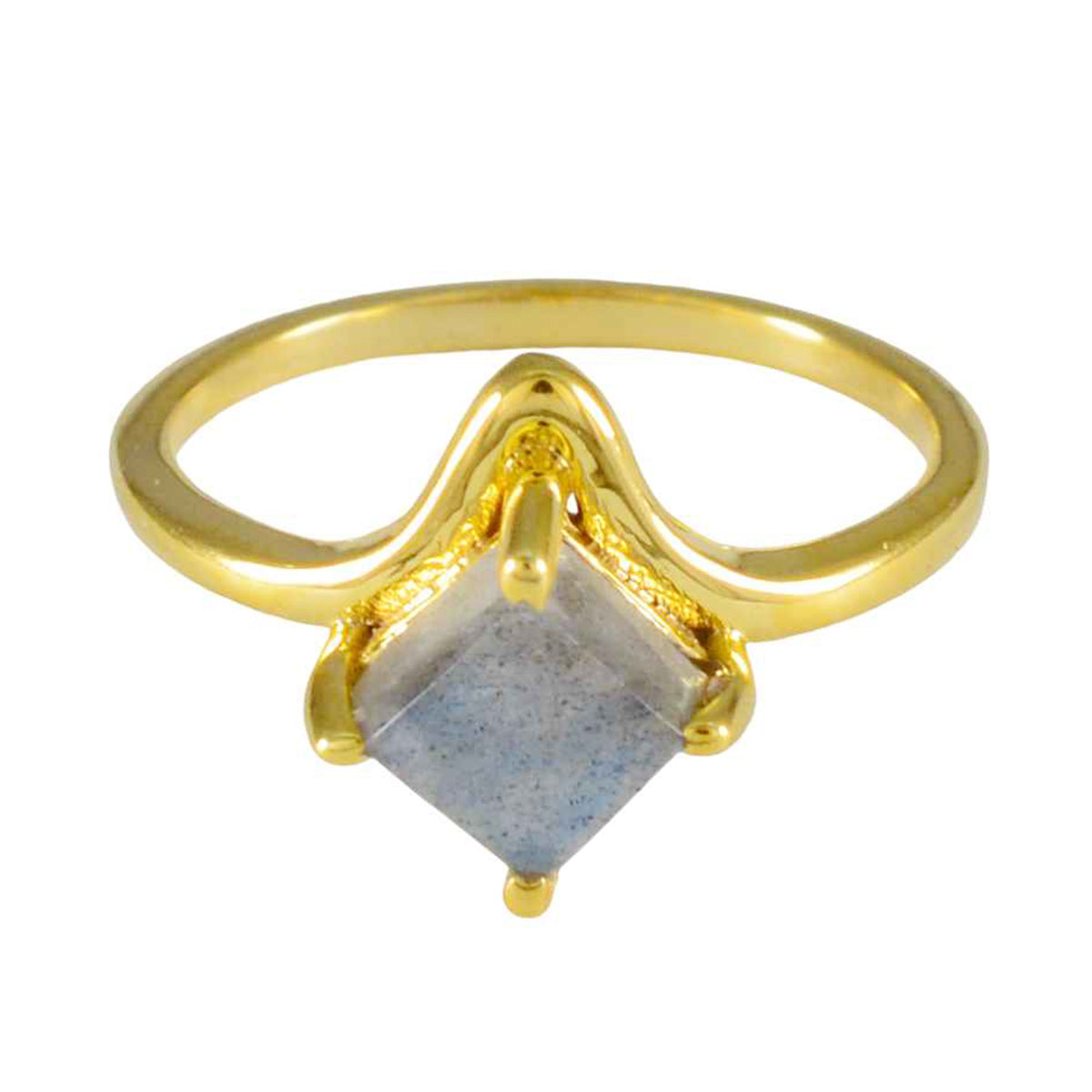 Maria Fairytale Brown Solitaire Ring Labradorite Brown