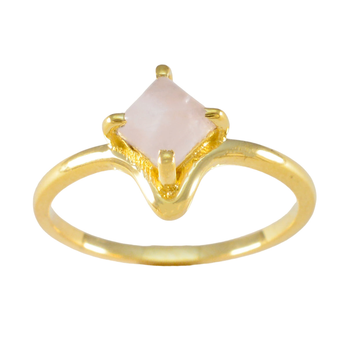 Kristine Trendy Pink Solitaire Ring