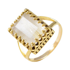 Angel wedding Golden Solitaire Ring