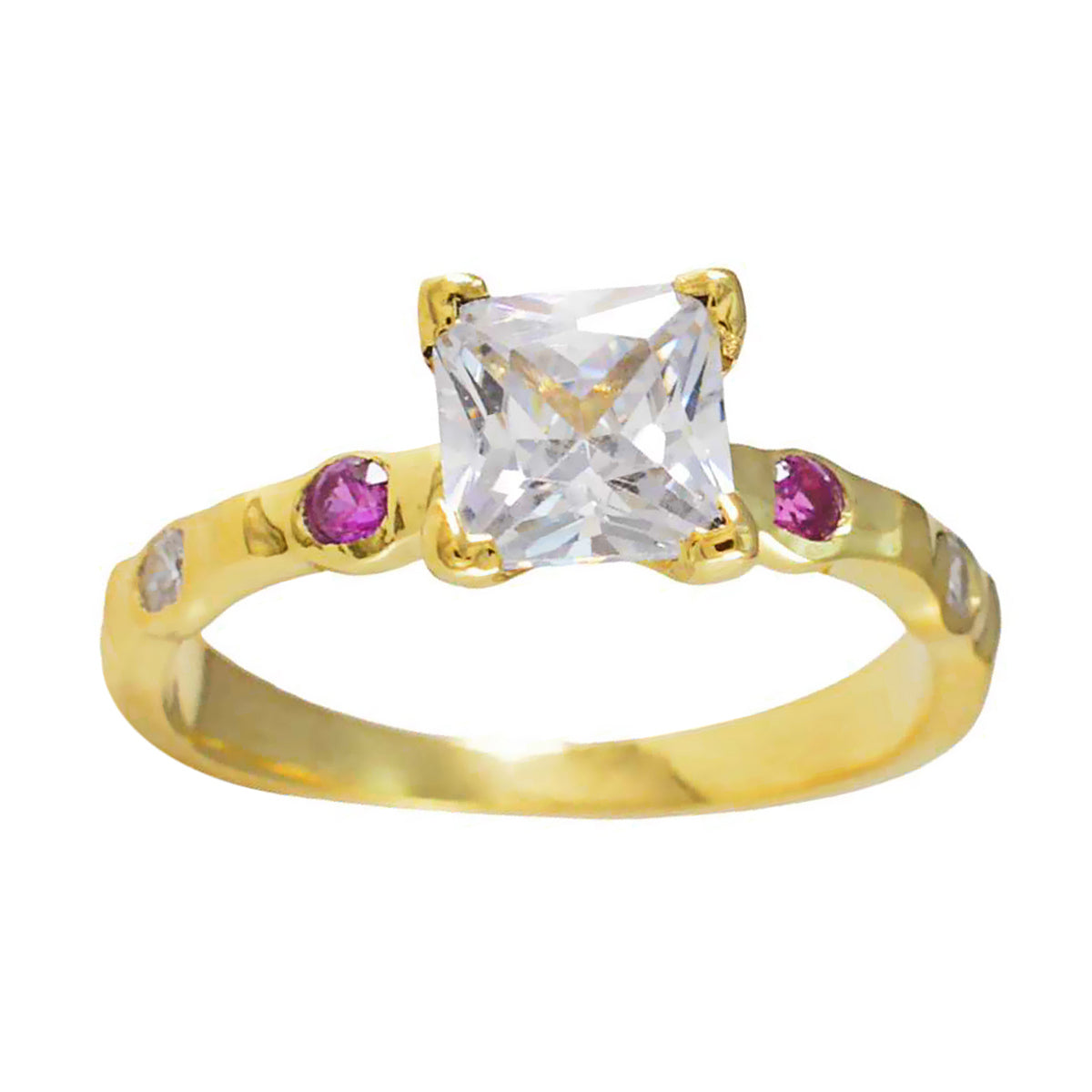 Saanvi Sophisticated Red Penta Ring