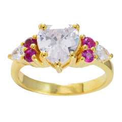 zazlle Engagement Red Hepta Ring