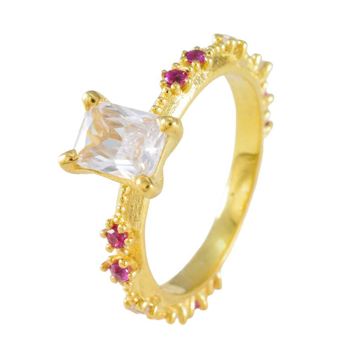 Liyana Modern Red multiple Ring