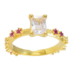 Liyana Modern Red multiple Ring